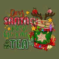 Deer Santa Please Bring Me Tea Long Sleeve Tee | Teevron