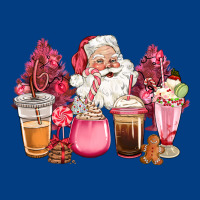 Pink Christmas Pink Tree Santa Coffe Cups Premium Sweatshirt | Teevron