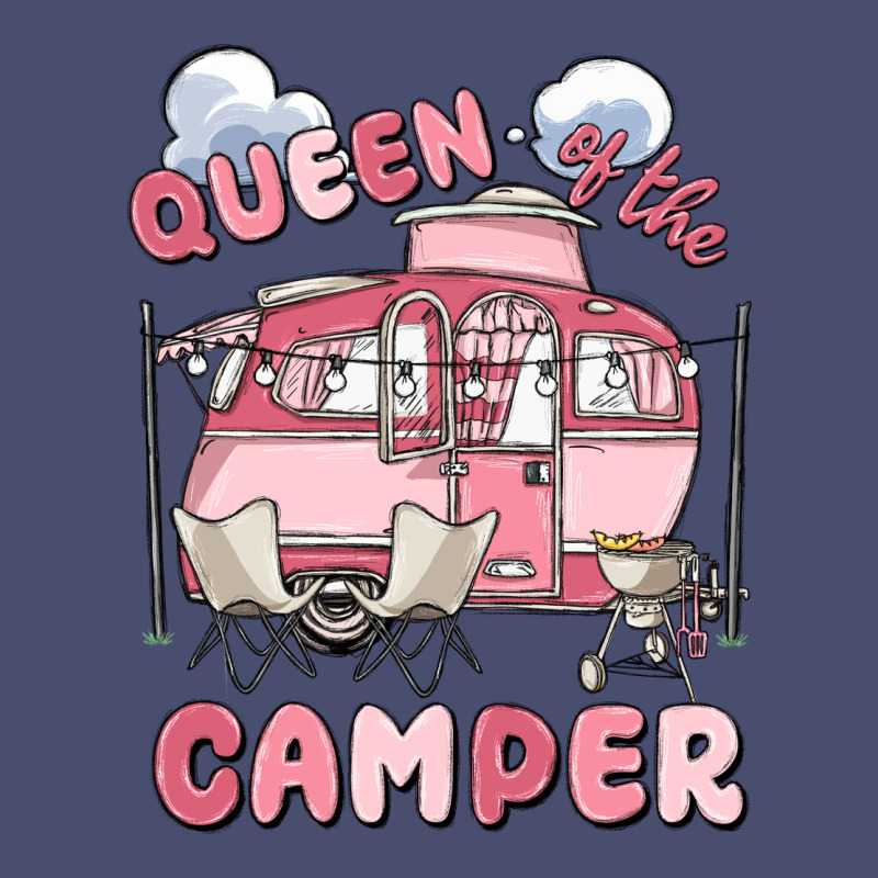 Queen Of The Camper Vintage Tee by MaliasSmallBusiness | Teevron