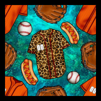 Baseball Leopard Uniform And Hotdog With Gemstone Seamless Pattern Urban Hoodie | Teevron
