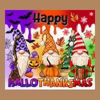 Happy Hallothanksmas Gnomies Long Sleeve Tee | Teevron