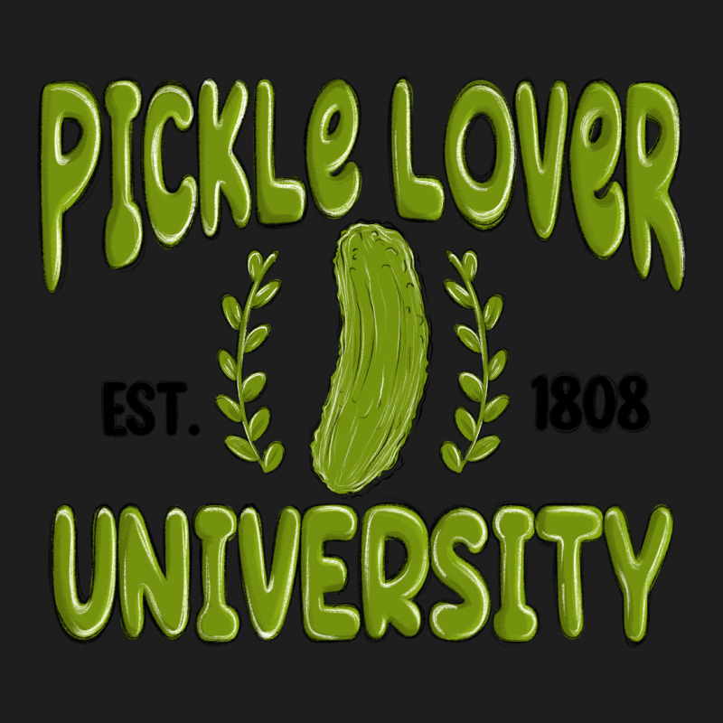 Pickle Lover University Classic Tee by MaliasSmallBusiness | Teevron