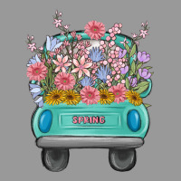Truck With Flowers Vintage Hoodie | Teevron
