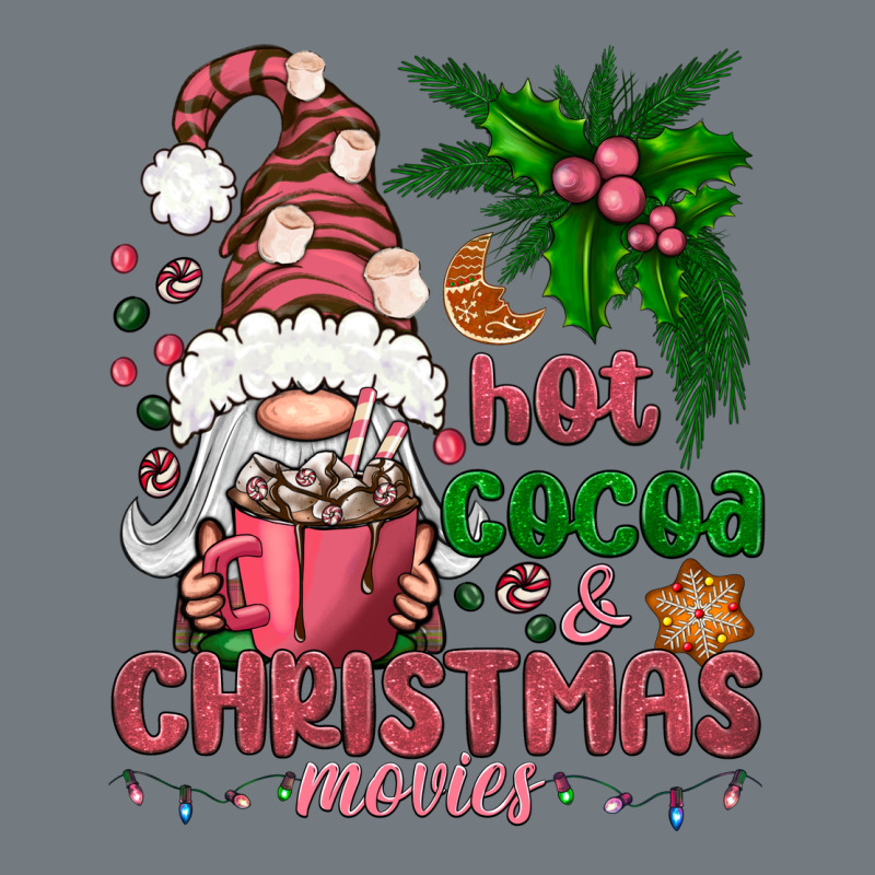 Pink Christmas Hot Cocoa And Christmas Movies Heavyweight Sweatshirt by NancyCooperArtShop | Teevron