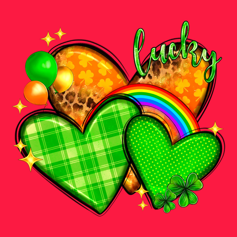 St Patricks Day Hearts Png Zipper Hoodie by NancyCooperArtShop | Teevron