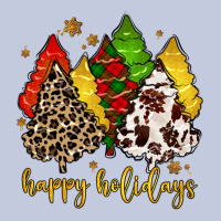 Happy Holidays With Christmas Tree Long Sleeve Tee | Teevron