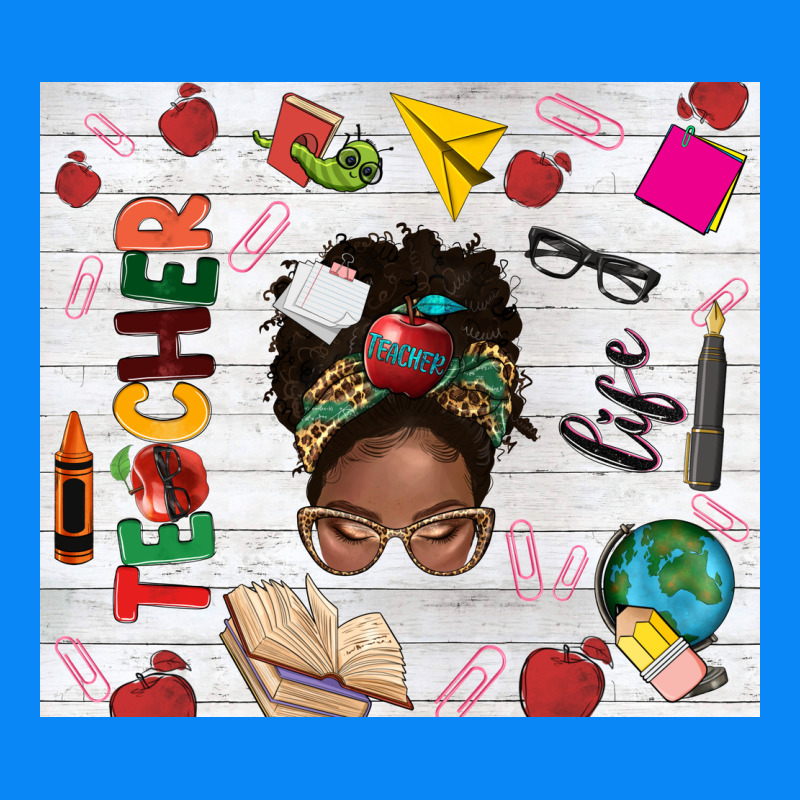 Afro Teacher Life Zipper Hoodie by NancyCooperArtShop | Teevron