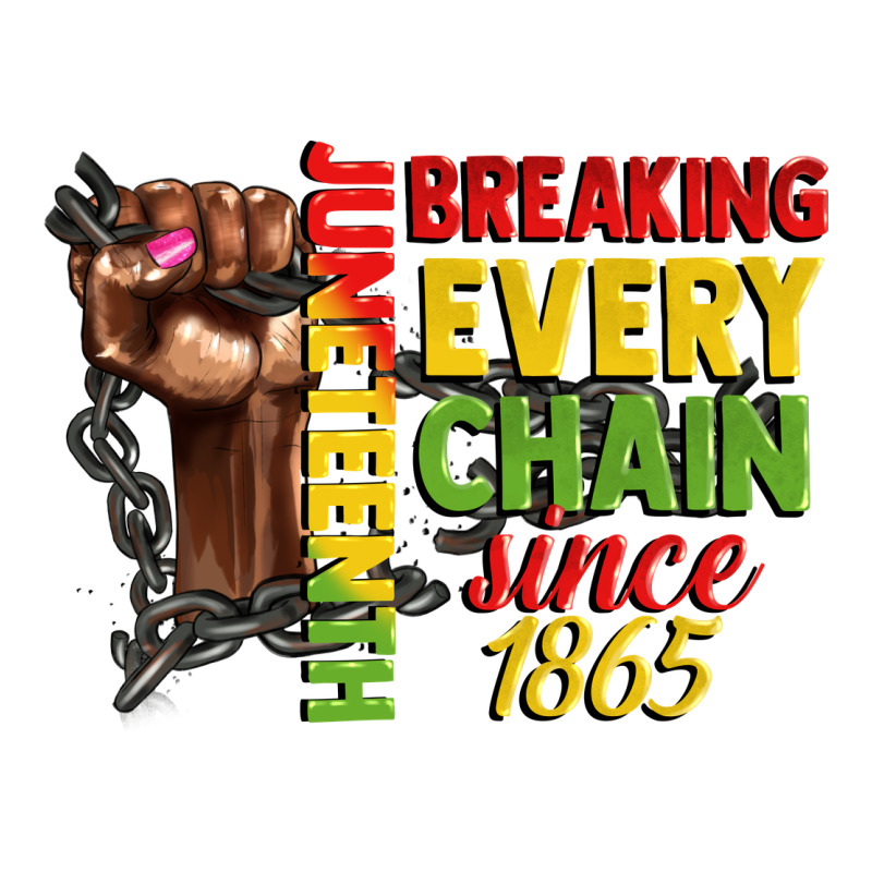 Juneteenth Breaking Every Chain Since 1865 Woman F Heavyweight Hoodie by CowGirlArtShop | Teevron