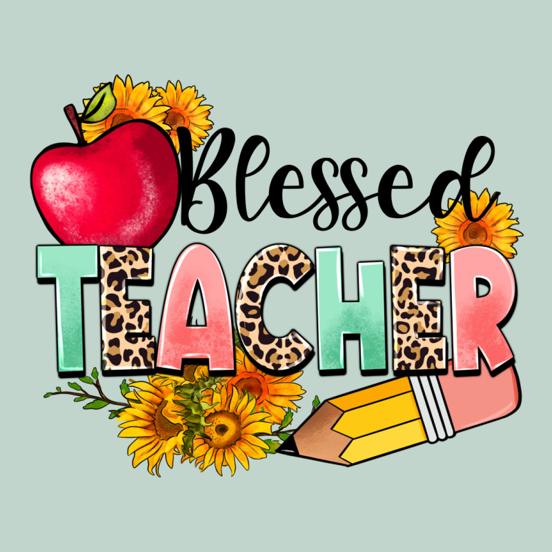 Blessed Teacher Zipper Hoodie by NancyCooperArtShop | Teevron