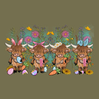 Easter Day Baby Highland Cow Vintage Hoodie | Teevron