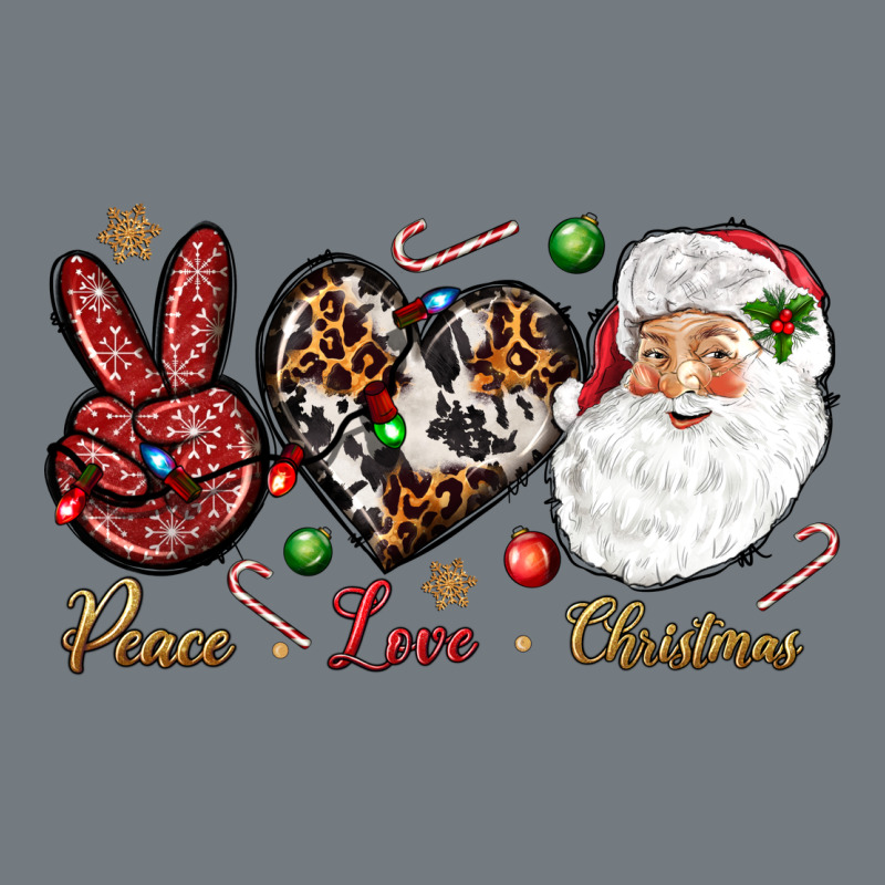 Peace Love Christmas Heavyweight Sweatshirt by NancyCooperArtShop | Teevron