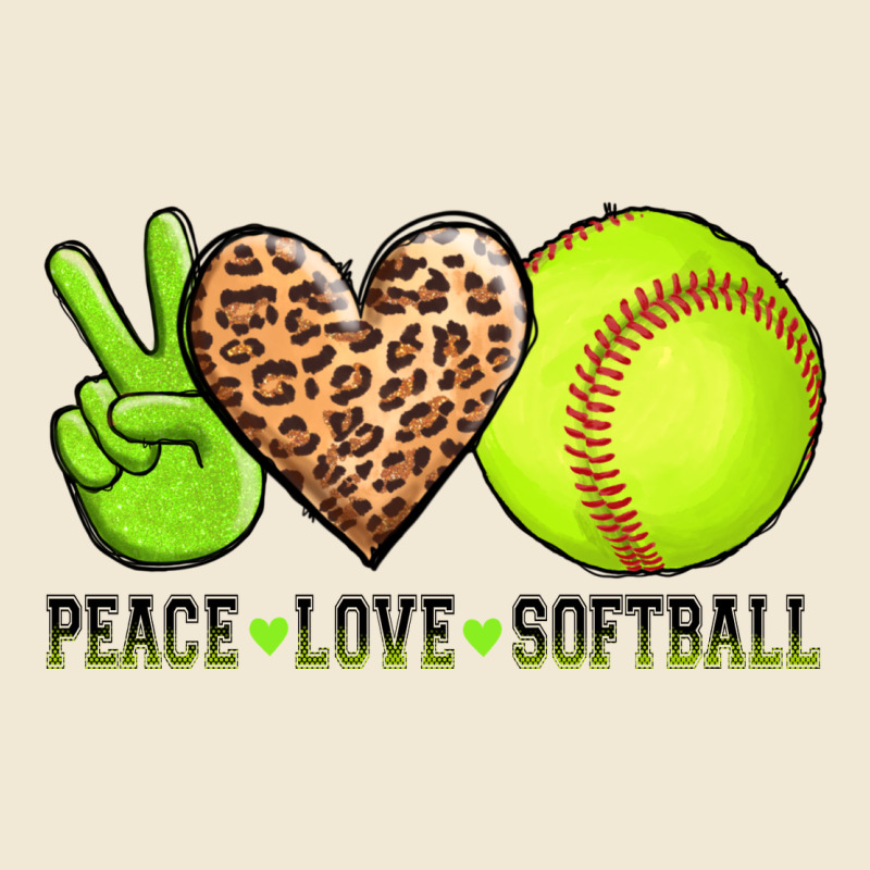 Peace Love Softball Premium Tee by AdoDesignShop | Teevron