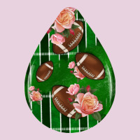 American Football And Western Roses Teardrop Ladies Tee | Teevron