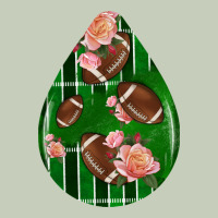 American Football And Western Roses Teardrop Ladies Tee | Teevron