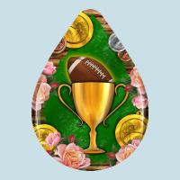 American Football And Western Roses Teardrop Ladies Tee | Teevron