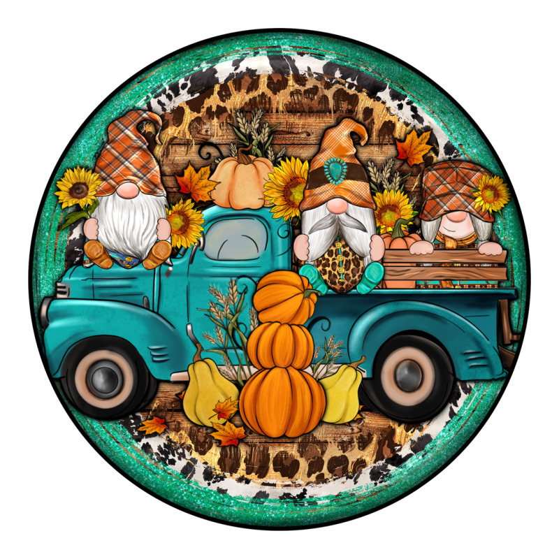 Fall Gnomes Round Earrings 3 Premium Tee by Artiststas | Teevron