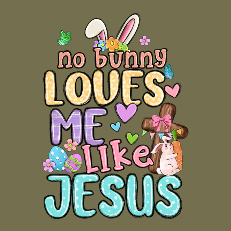 No Bunny Loves Me Like Jesus Vintage Hoodie by MaliasSmallBusiness | Teevron