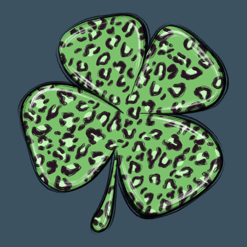 Leopard Shamrock Urban Heavy Tee by MaliasSmallBusiness | Teevron