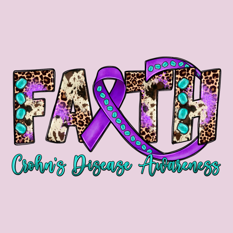 Faith Crohn's Disease Awareness Ladies Tee by JahusDesignShop | Teevron