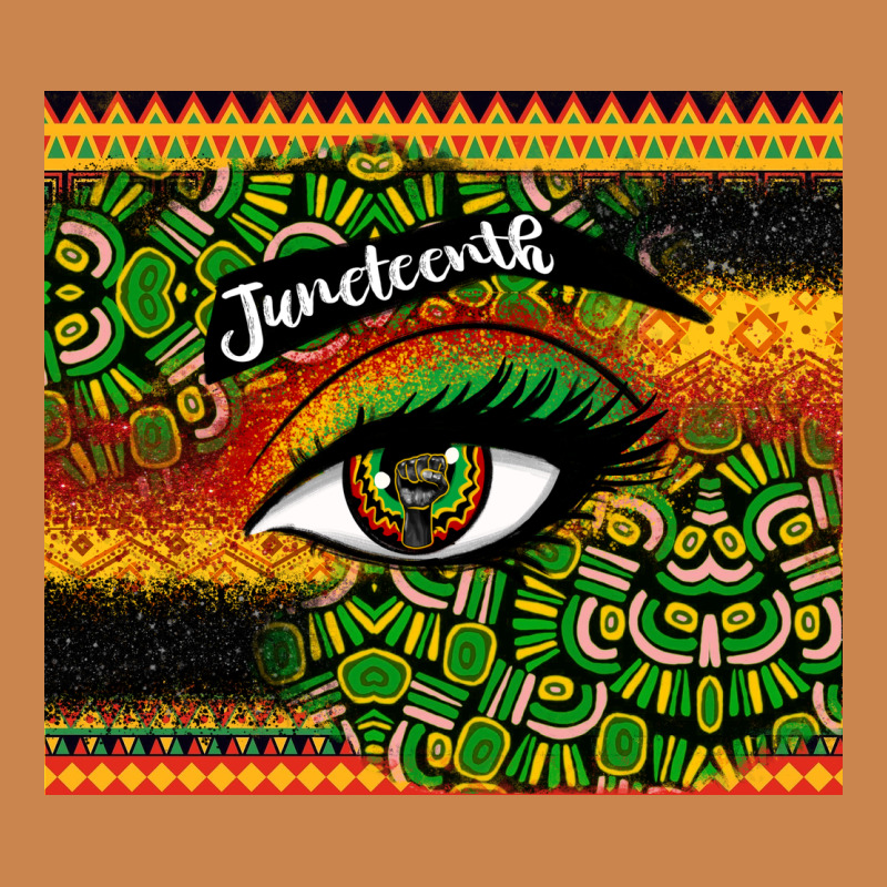 Juneteenth Eyelash Heavyweight Hoodie by CowGirlArtShop | Teevron