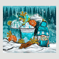 Winter Coffee Cups With Gnome Classic Tee | Teevron