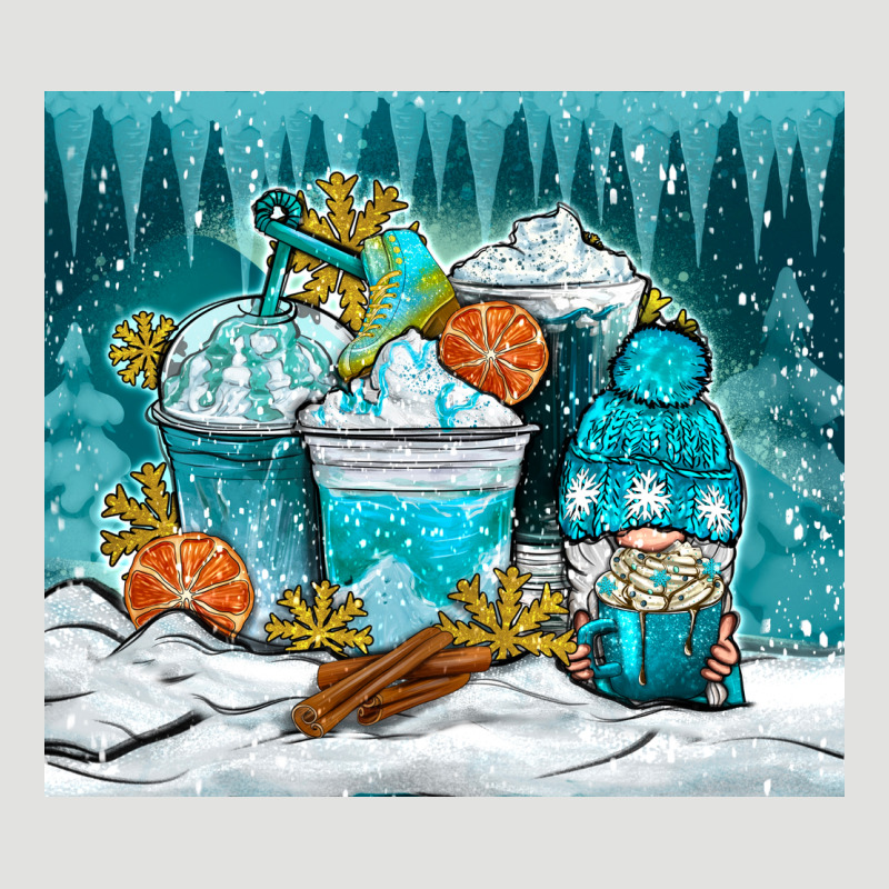 Winter Coffee Cups With Gnome Classic Tee by NancyCooperArtShop | Teevron