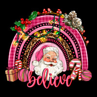 Pink Christmas Believe  Rainbow Heavy Core Tee | Teevron