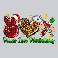 Peace Love Phlebotomy Christmas Heavyweight Sweatshirt | Teevron