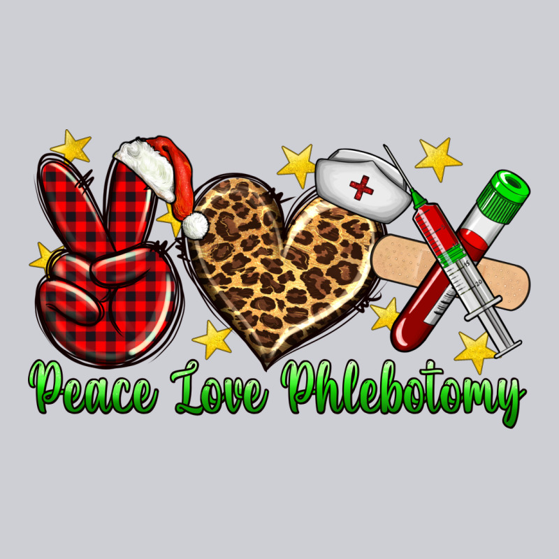 Peace Love Phlebotomy Christmas Heavyweight Sweatshirt by NancyCooperArtShop | Teevron