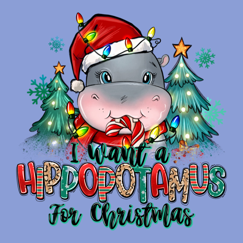 I Want A Hippopotamus For Christmas Long Sleeve Tee by MaliasSmallBusiness | Teevron