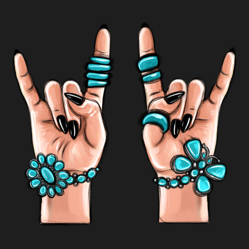 Gemstone Rock Hand Classic Tee by MaliasSmallBusiness | Teevron