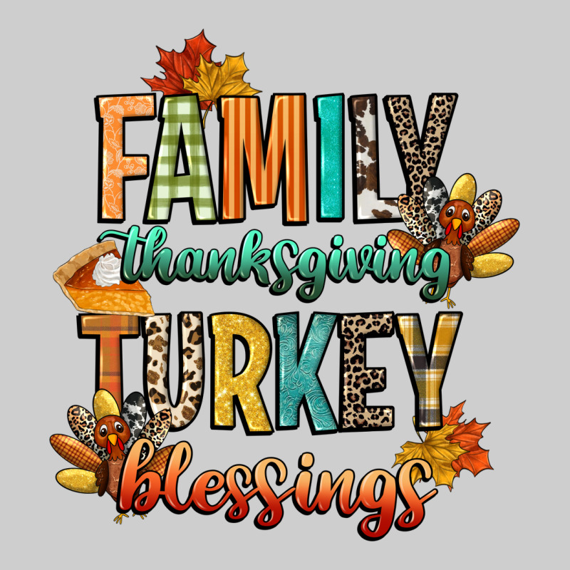 Family Thanksgiving Turkey Blessing Premium Sweatshirt by CowGirlArtShop | Teevron