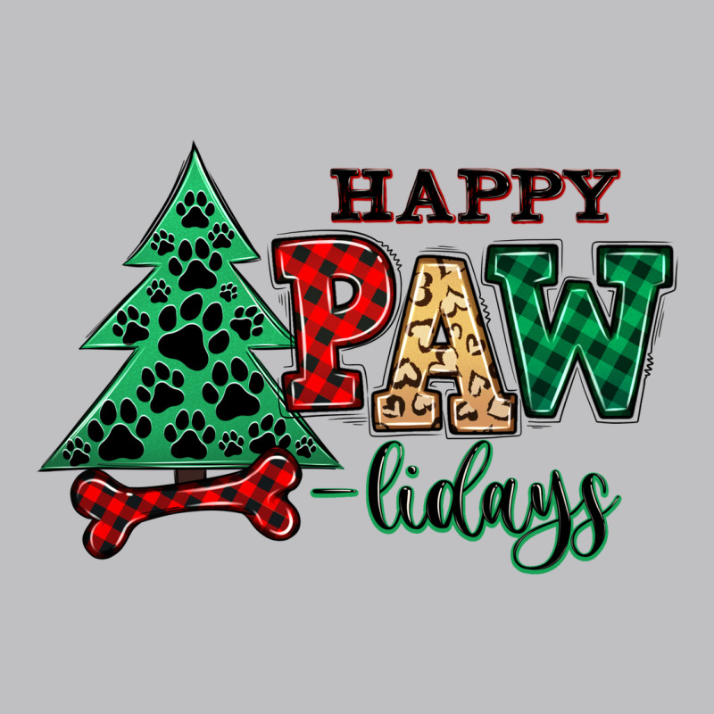 Happy Pawlidays Christmas Pets Long Sleeve Tee by MaliasSmallBusiness | Teevron
