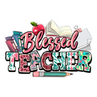 Blessed Teacher School Zipper Hoodie | Teevron