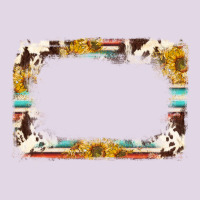 Western Serape Sunflower Background Frame Classic Tee | Teevron