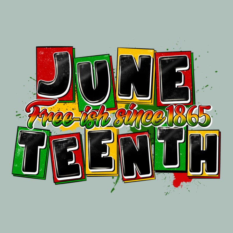 Juneteenth Freeish Since 1865 Heavyweight Hoodie by CowGirlArtShop | Teevron