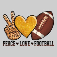Peace Love Football Premium Tee | Teevron