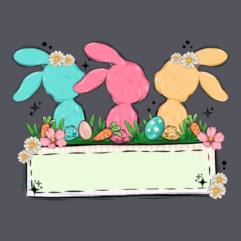 Easter Bunny Trio Vintage Hoodie by MaliasSmallBusiness | Teevron