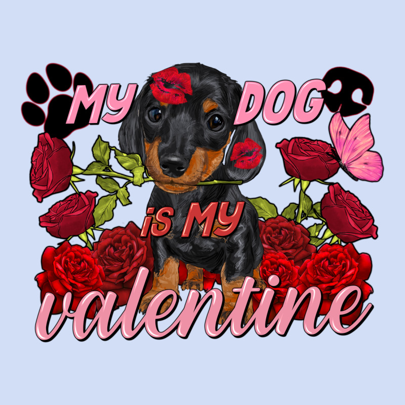 My Dog Is My Valentine Valentine's Day Urban Hoodie by FaDigitalArtStudio | Teevron
