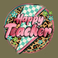 Happy Teacher Lighting Bolt Vintage Hoodie | Teevron