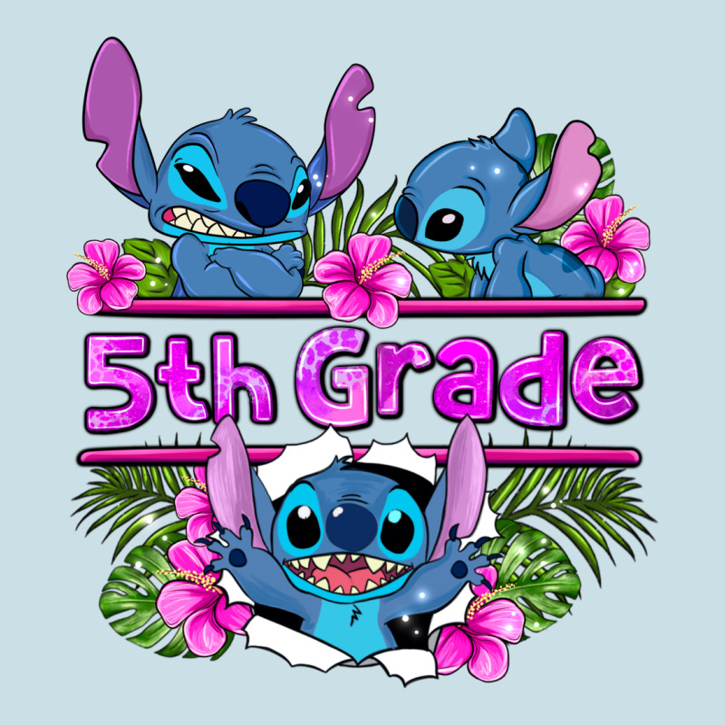 Preview Flower Stitch 5th Grade Ladies Tee by AdoDesignShop | Teevron