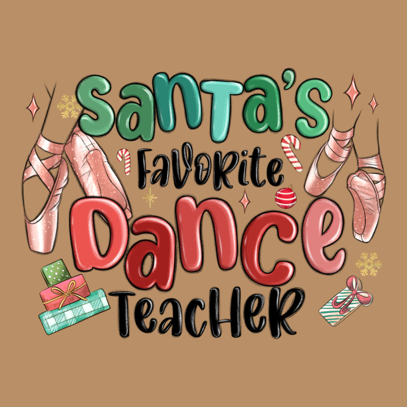 Santa's Favorite Dance Teacher Vintage Hoodie by MaliasSmallBusiness | Teevron