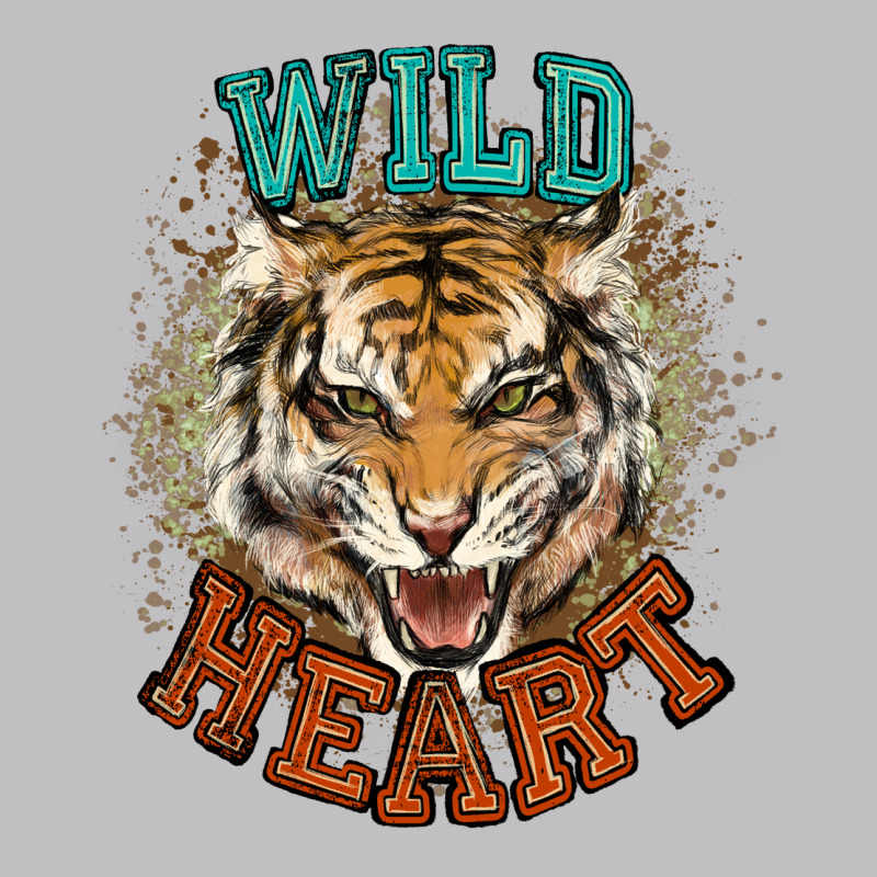 Wild Heart Tiger College Western Classic Tee by NancyCooperArtShop | Teevron