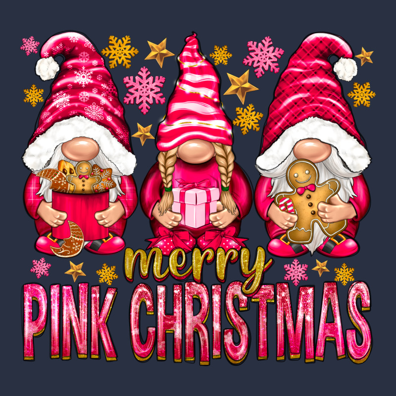 Merry Pink Christmas Gnomes Heavyweight Sweatshirt by NancyCooperArtShop | Teevron