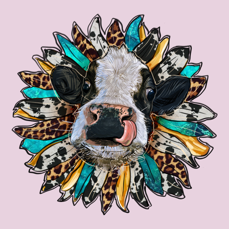 Baby Cow With Sunflower Ladies Tee by RanaPortraitStore | Teevron
