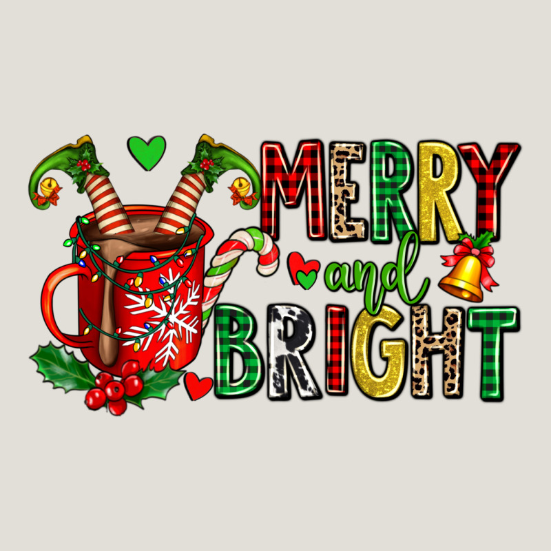 Merry And Bright Heavy Core Tee by AdoDesignShop | Teevron