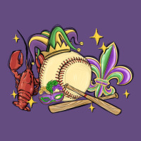 Mardi Gras Baseball Vintage Hoodie | Teevron