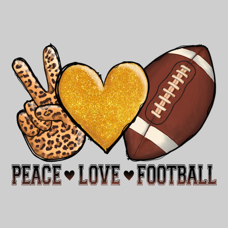 Peace Love Football Revize Premium Tee by AdoDesignShop | Teevron