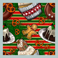 Christmas Cake Seamless Pattern Heavy Core Tee | Teevron