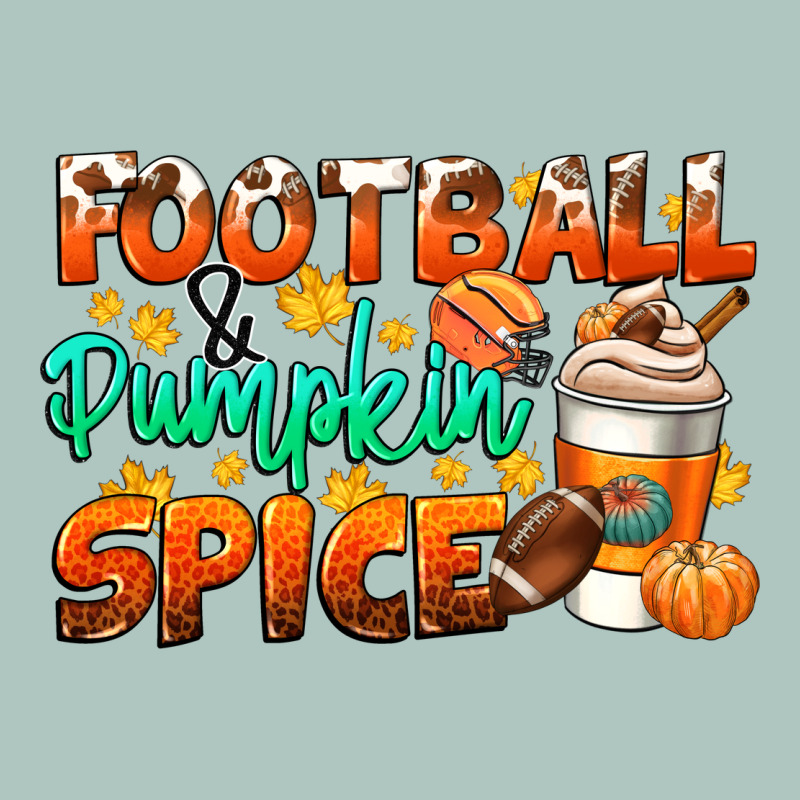 Football Pumpkin Spice Premium Sweatshirt by CowGirlArtShop | Teevron